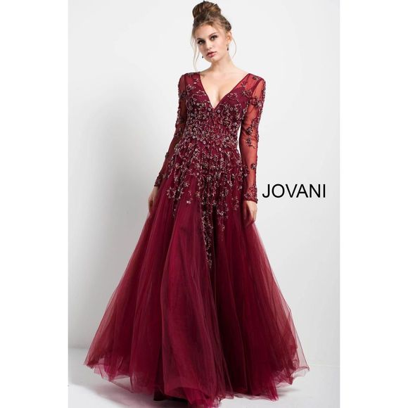 Red Jovani Size 10 A-line dress - Picture 1 of 2